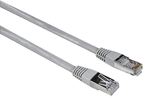 Hama - 30593 - Câble réseau Droit RJ45, Cat 5e, STP, Blindé, Gris, 5,00m