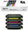 4X Müller Printware kompatibler Toner für HP Laserjet Enterprise 500 Color M 551 575 xh c f DN n ersetzt CE400A-03A 507A
