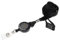 Waizmann.IDeaS® 10x Umhängeband SCHWARZ Lanyard Schlüsselband 15mm Sicherheitsverschluss BREAKAWAY & Jojo Zipper Kartenjojo Ausweisjojo