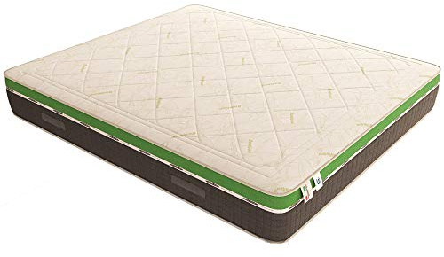 Baldiflex Emporio Matratze für Doppelbett mit Taschenfederkern und Memoryschaum, Energy 1600 Federn + 5 cm Memory-Schaumstoff, 9 verschiedene Zonen, 100 Nächte, Höhe 26 cm, 160 x 200 cm