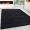 HomebyHome Shaggy Teppich 300x400 cm XXL für Wohnzimmer - Shaggy Teppich Hochflor Anthrazit Extra Weich und Flauschig - Langflor Groß Teppiche für Schlafzimmer, Esszimmer, Küche, Flur - Carpet, Halı