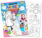 TMS Colour Me Magnete, Spielzeugmagnete für Kinder und Kleinkinder zum Ausmalen - weiche und CE-geprüfte Materialien - Jede Packung enthält 6 Motive und 10 kostenlose Filzstifte!