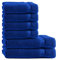 Müskaan 6-TLG Premium Frottee Handtücher Duschtücher Set 100% Baumwolle Royalblau