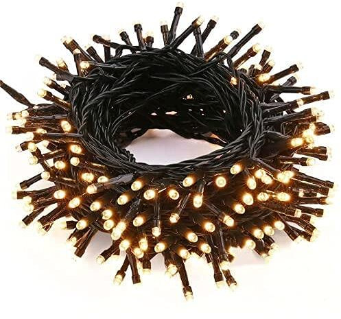 PhilzOps Weihnachtsdeko Lichterkette Innen, 15M 100 LED Weihnachtsbaum Außen Lichterkette mit 8 Modi Strombetrieben Wasserdicht Beleuchtung für Outdoor Zimmer Party Balkon Haushalt Garten (Warmweiß)