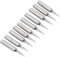 Saipor 10pcs 900M-TI Soldering Iron Tips Solder Iron Replacement Tip for 900M Station Tool for Hakko, TENMA, ATTEN, Quick, Aoyue, Yihua Soldering Station(900M-T-I)