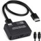 4K 60Hz HDMI Audio Extractor Splitter Converter 2.0b, HDMI to HDMI + Optical Toslink SPDIF + 3.5mm Stereo Analog Audio, HDMI Audio Embedder Inserter for PS5,Xbox, Included Optical Fiber