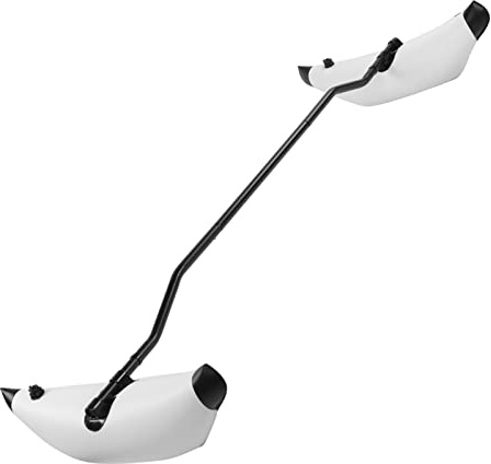 01 Sistema di Stabilizzazione del Kayak Gonfiabile | Kayak per Sport Acquatici | Galleggiante a Bilanciere con Bracci Canna Kayak Boat | Kit Sistema Stabilizzatore Galleggiante per Pesca(Bianca)