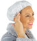 Vive No Rinse Shampoo Cap (6 pcs) - Soft Shower Caps with Conditioner - Scentless Hair Wash and Care - Disposable, Waterless and Microwavable - Perfect for Post-Surgery, Elderly and Rehabilitation