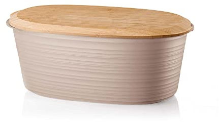 Guzzini Tierra Boîte à Pain, Gris Taupe, Unique