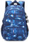 Amythe Schulrucksack Schulranzen Jungen, Schultasche mit Trolleygurten 16 Inch Wasserdicht Daypack Groß Nylon Lässig Kinderrucksack 3-9. Klasse für Schule und Reise