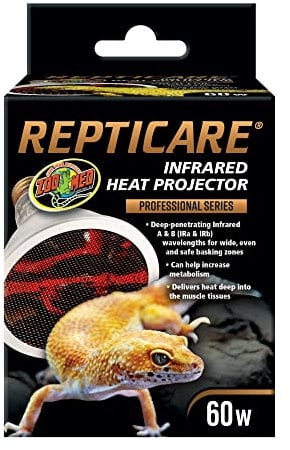 Zoo Med ReptiCare Infrarot-Wärmeprojektor, 60 W, Schwarz