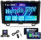 Hikity Wireless Carplay Radio Coche Android13 para Honda CRV 2007 2008 2009 2010 2011 9 Pulgadas Pantalla 2 DIN Radio Estéreo Reproductor con GPS Bluetooth Android Auto WiFi FM RDS Mic Cámara Trasera