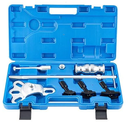 Alltooetools Rear Axle Bearing Remove Puller Tool Kit Bearing Remover Set with Slide Hammer Yoke and 3 Adapters, 1 to 2-7/8 IDs
