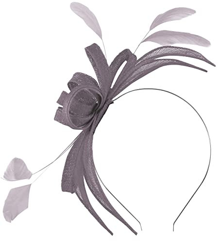 Failsworth Millinery Aliceband Sinamay Fascinator, taupe, Einheitsgröße