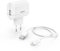 Hama Schnellladegerät mit USB-Lightning-Kabel (Apple-Lightning-Netzteil, Kabel 1 m, 12 W/5 V/2,4 A, MFI-Zertifiziert, Stromversorgung für Apple iPhone iPod Geräte) Weiß