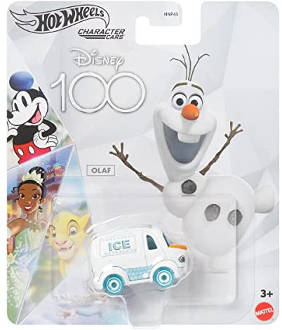 Hot Wheels Disney 100th Olaf Car Toy Vehicle