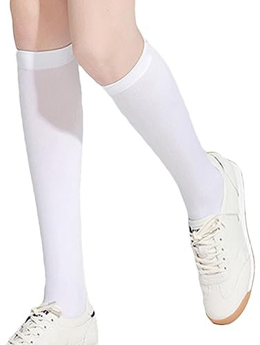 Facynde Socken Herren Damen UV-Sonnenschutz UPF 50+ Runningfür Basketball,Kniestrümpfe Sonnenschutz UPF50 Coole Socken Für Golf,UV-beständige, Hochelastische, Weiche Socken