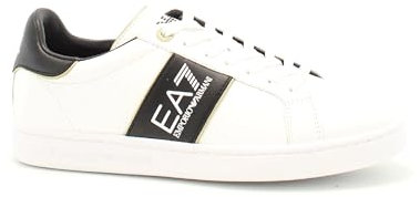 Emporio Armani EA7 Herren Classic Sneaker White - Black 43 1/3 EU