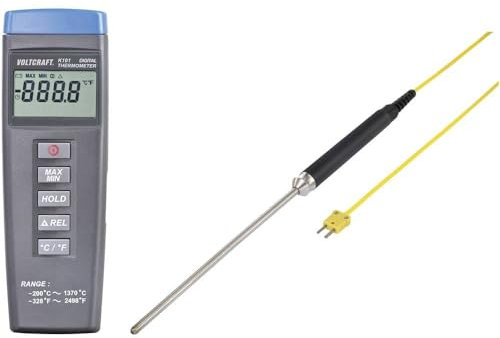 VOLTCRAFT K101 + TP 208 Temperatur-Messgerät Fühler-Typ K