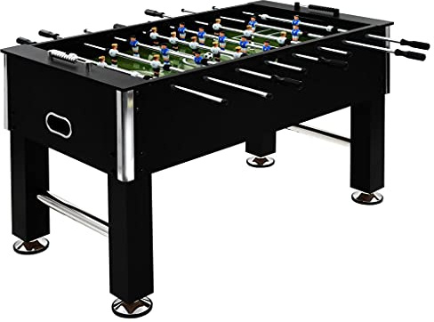 KOIECETA Kickertisch Kicker Tischkicker Tischfussballspiel Spieletisch Fußballtisch Tischfussball Tischfußball Stahl 60kg 140x74,5x87,5cm