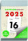 Tagesabreißkalender S - Kalender 2025 - ZETTLER Kalender - 4,1 cm x 5,9 cm
