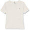 Tommy Hilfiger Camiseta de Manga Corta para Mujer New Slim Cody V-Neck con Cuello de Pico, Blanco (Nos Ecru), S