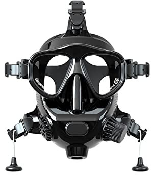 Mini bouteille de plongée, Masque De Plongée Plongée En Apnée Masque Complet Équipement De Plongée Sous-marine Tuba Adultes Masques De Natation Bouteille D'oxygène Ensemble De Plongée En Apnée pour l'