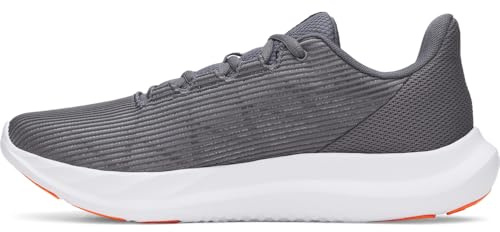 Under Armour Charged Speed Swift, chaussures de course ultra-légères avec semelle en caoutchouc, baskets homme offrant un excellent maintien, Hommes, Castlerock / Black / team Orange, 44.5