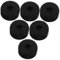 Hoement 6pcs Round Speaker Feet Slip Pads Foam Vibration Pads for Audio Equipment