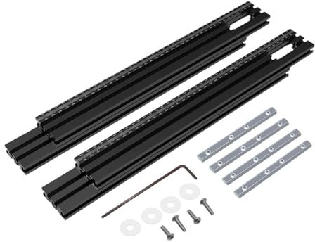 Baoblaze Routing Jig Frame System Adjustable Backing Auxiliary Guide, Trimming Machine Milling Groove Rail, for Professional, 40cm