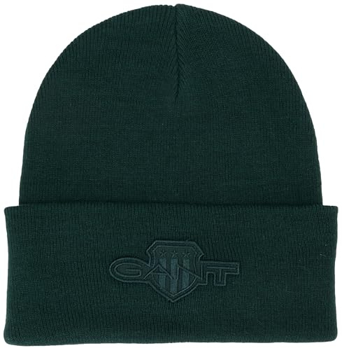 GANT Unisex Tonal Shield Badge Beanie-Mütze