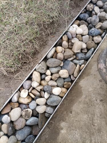 Entwässerungsrinne Regenrinne Landschaftsentwässerungsrinne Für Kieselsteinchen, Außengelände Seite Patio Gehweg Boden Graben/ Rinne Entwässerungskanäle Regenrinnen U-Form, Regenwasser(22cm (8 5/8)x1
