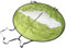 Cosiki Kajak-Segel, Paddle-Board-Segel mit Klarem Fenster, 108 cm, Faltbares Kajak-Wind-Paddle-Board-Segel, Kajak-Segel-Set für Kajaks, Kanus, Schlauchboote, Boote (Green)