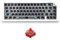 Kdouehg GMK67 Customized Mechanical Keyboard 3 Mode Mechanical Keyboard + Red Switch DIY Kit Hot Swappable RGB Backlight - White