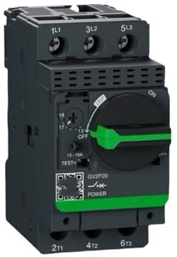 JAQVCTSC Disjoncteur Moteur magnéto-Thermique GV2P14, Protecteur Moteur GV2P10, GV2P08/P07/P06(GV2-P10)