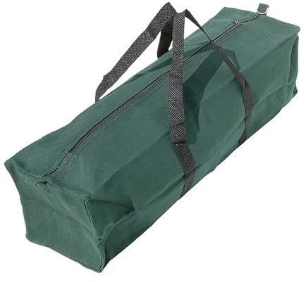 24 Inch 600mm Canvas Tool Bag Dark Green Water Resistant Heavy Duty With Zip And Handles Tool Bag Toolbag Carpenter Craft Hobby Craft Gym Bag