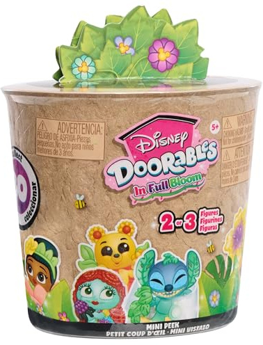 Disney Doorables In Full Bloom Mini Peek, 4-cm Sammelfiguren, Spielzeug für Sammler & Kinder ab 5 Jahren von Just Play