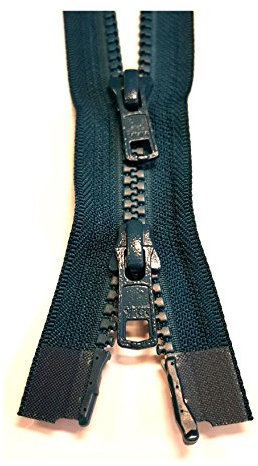 YKK Reißverschluss 2-Wege teilbar Vislon Krampe 80cm Farbe 908 petrol