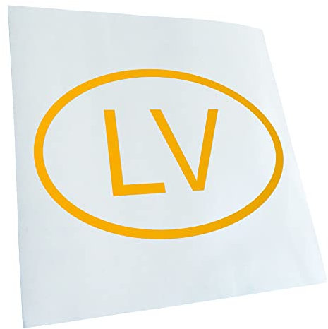 - Autoaufkleber - Lettland LV Aufkleber für Auto, Laptop, Fahrrad, LKW, Motorrad mehrfarbig JDM Decal Racing