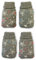 all-around24 4er Set Taschenwärmer in Bunte Sterne Design mit Bezug, gegen kalte Hände im Winter Taschenheizkissen, Wärmflasche, Gel-Pack, wiederverwendbar,Modern Look