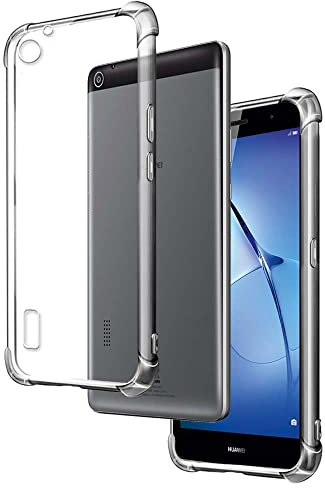 REY - Funda Anti-Shock Gel Transparente para Tablet Huawei MEDIAPAD T3 7 7.0, Ultra Fina 0,33mm, Esquinas Reforzadas, Silicona TPU de Alta Resistencia y Flexibilidad