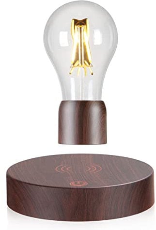 VGAzer Magnetische schwebende, drahtlose LED-Glühbirnen-Tischlampe für einzigartige Geschenke, Raumdekoration, Nachtlicht
