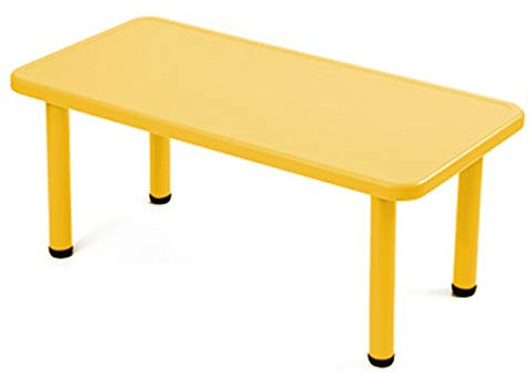 HHXD Sofa Stuhl Tragfähigkeit Stark/Spielstuhl Grün Kunststoff PE/Vorschulkindergarten Kinderzimmer Wohnzimmer/Gelb / 120×60×48cm