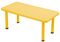 HHXD Sofa Stuhl Tragfähigkeit Stark/Spielstuhl Grün Kunststoff PE/Vorschulkindergarten Kinderzimmer Wohnzimmer/Gelb / 120×60×48cm