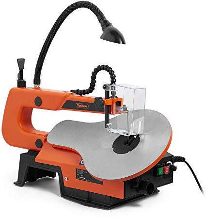 VonHaus Scroll Saw 405mm with Variable Speed and LED Light - Suitable for Pinned and Pinless Blades - Adjustable Worktable