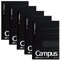 Kokuyo Campus Notizbuch, kariert, A5, 80 Blatt, 5 Stück