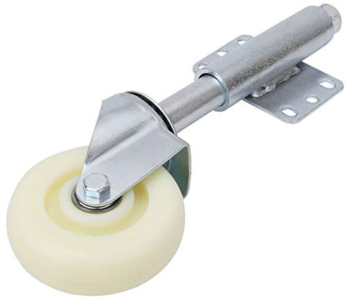 Ejoyous Federbelastetes Rad Torlaufrolle federbelastet für Tür, Schiebetor Schwere Tore Zinklegierung Lenkrolle Federrolle Stahltüren bis zu 50KG tragen