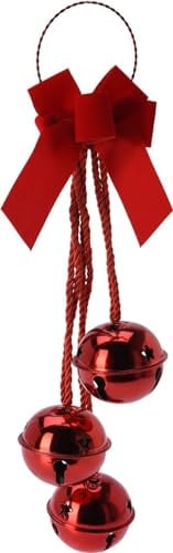 Home @ Styling Collection Christmas Decorations Door Bells Set of 3 Red