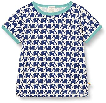Loud + Proud Unisex Kinder T-Shirt mit Elefanten Print, GOTS Zertifiziert T-Shirt