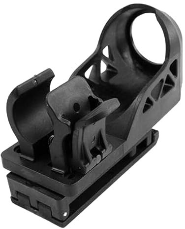 Funda de luz de flash | Funda de linterna giratoria de 360 grados - Soporte de linterna de liberación rápida con de bloqueo lateral, funda ligera para linterna, funda portátil para linterna